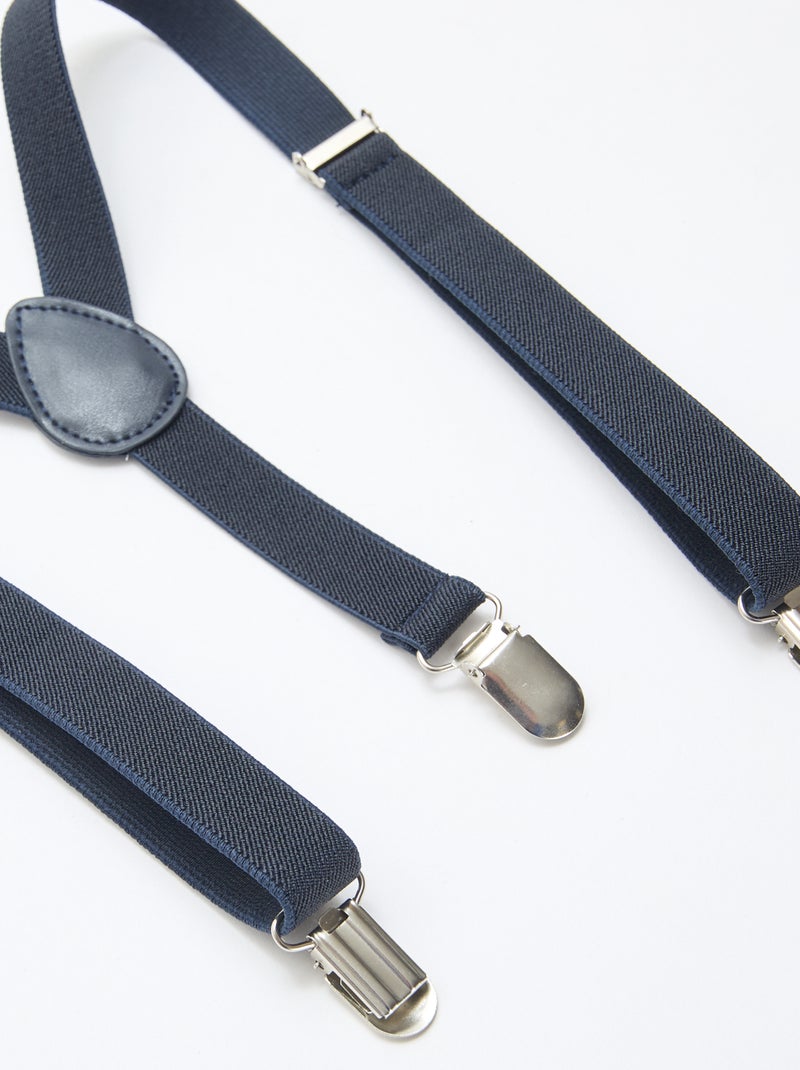 Bretas elásticas lisas Azul - Kiabi