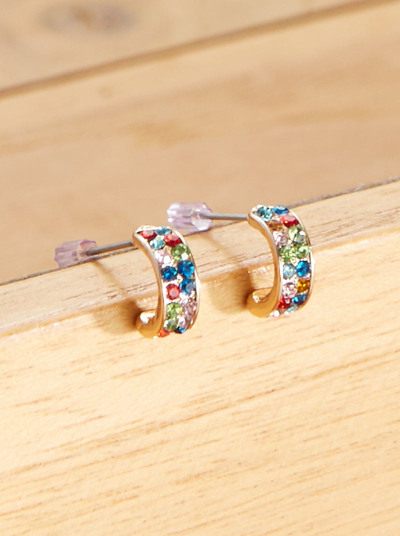 Brincos com ouropel Multicor - Kiabi