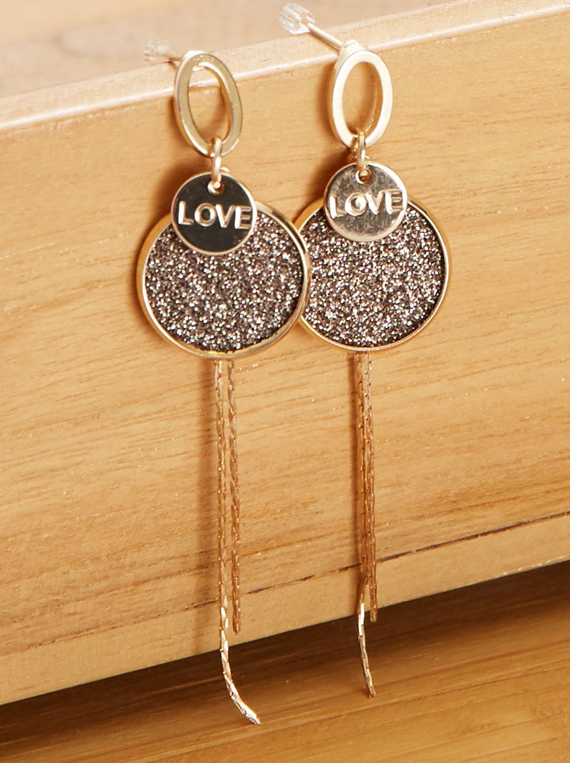 Brincos pendentes BEGE - Kiabi