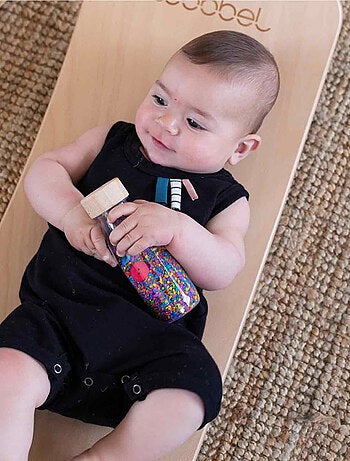 Brinquedo bebê conjunto com 3 garrafas sensoriais | petit boum