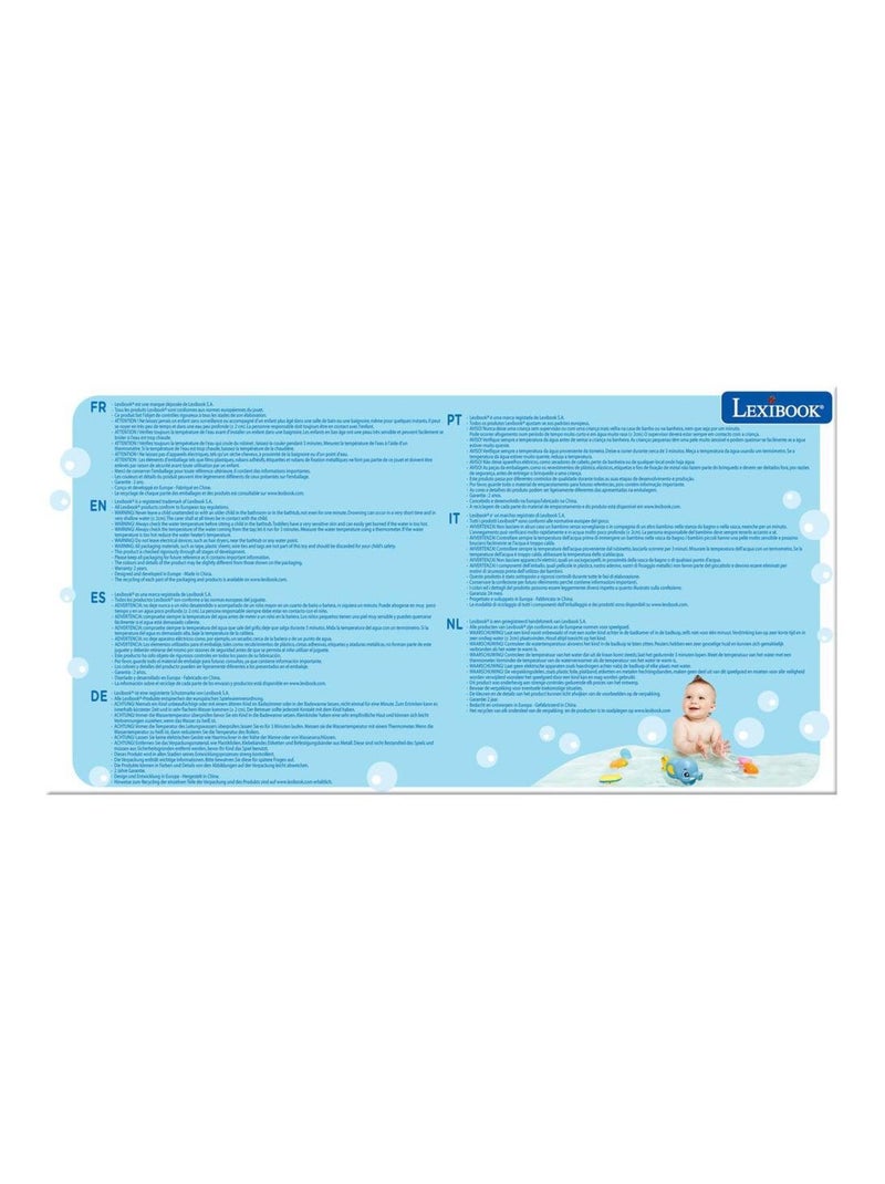 Brinquedo de banho com spray de água, forma de elefante Azul - Kiabi