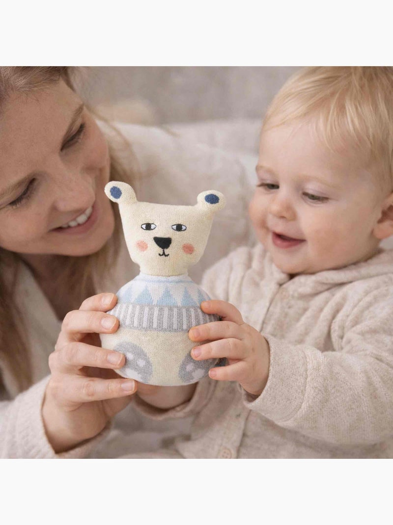 Brinquedo de desenvolvimento em algodão culbuto | sevira kids Ecru - Kiabi