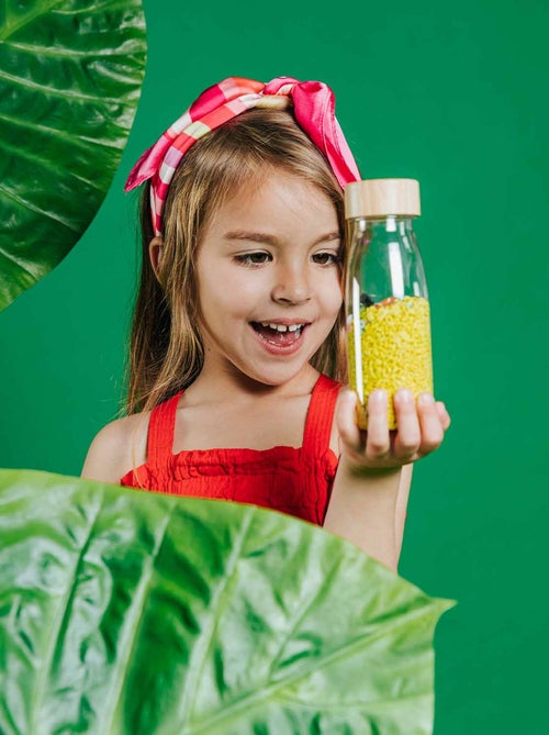 Brinquedo sensorial garrafa com som para bebé | petit boum - Kiabi