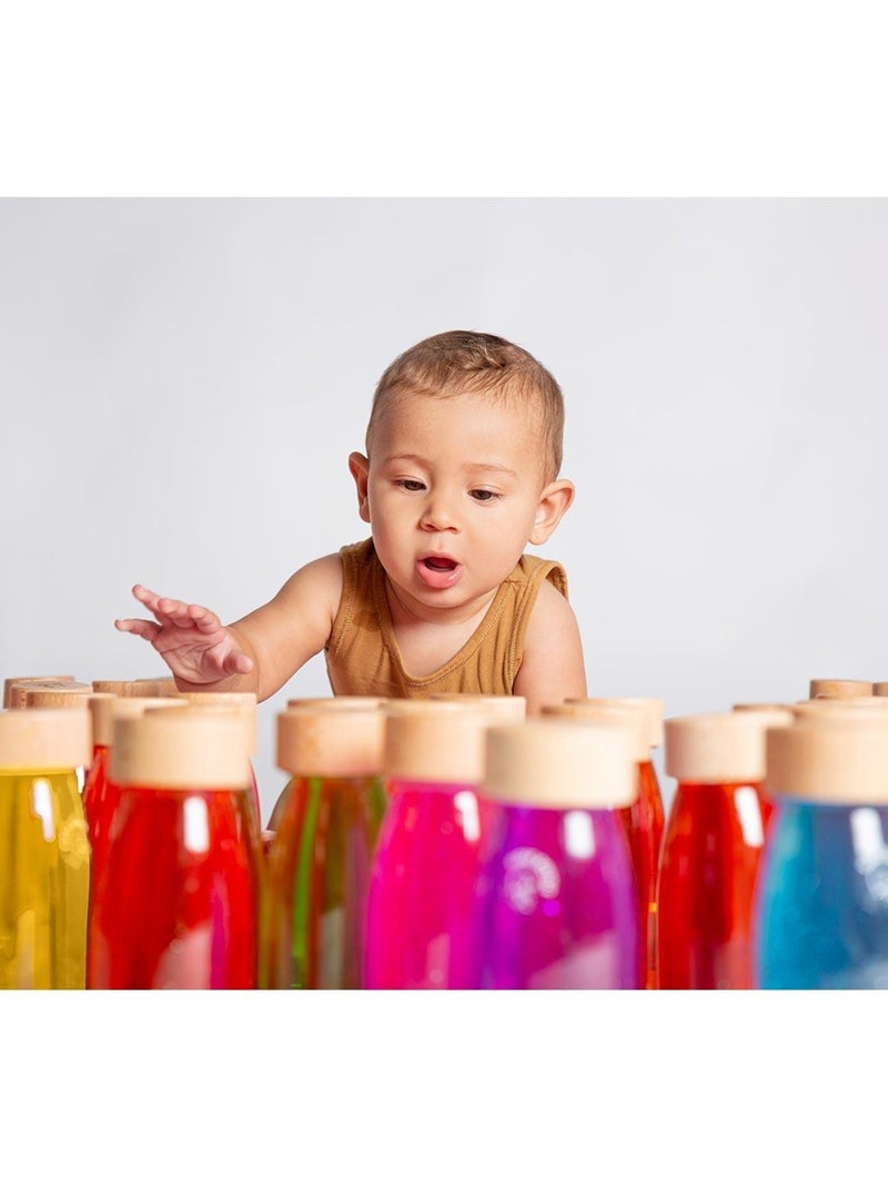 Brinquedo sensorial para bebê garrafa flutuante | petit boum Vermelho - Kiabi