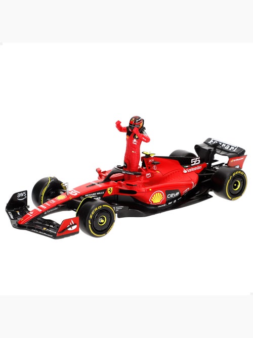 Burago carro 1:24 ferrari racing sf-23 sainz f1 2023 - Kiabi