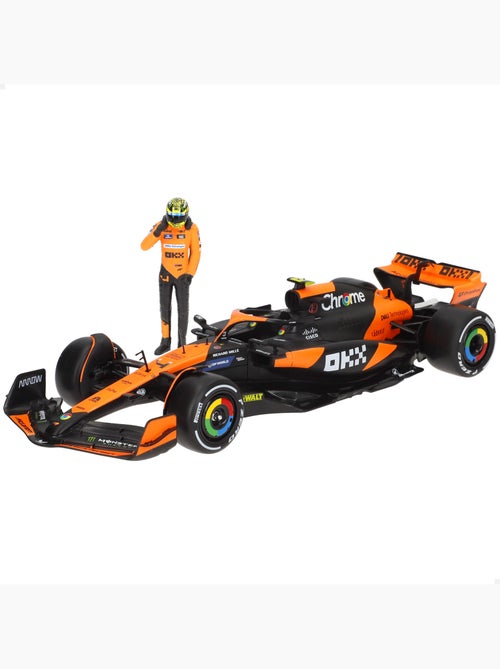 Burago carro 1:24 mclaren mcl38 lando norris f1 2024 - Kiabi