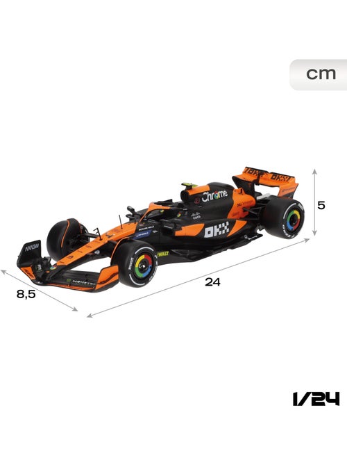 Burago carro 1:24 mclaren mcl38 lando norris f1 2024 - Kiabi