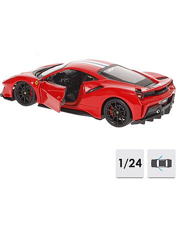 Burago carro modelo ferrari 488 pista 1:24