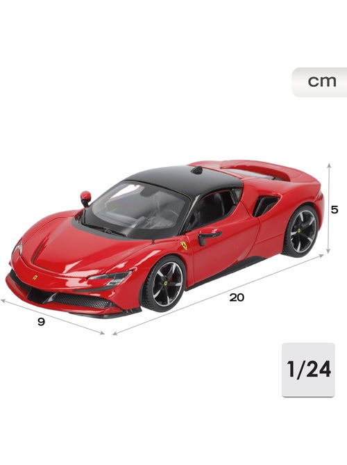Burago carro modelo ferrari sf90 stradale 1:24 - Kiabi