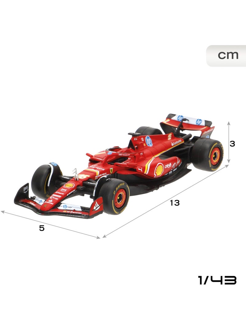 Burago conjunto 2 carros 1:43 ferrari sf-24 sainz e leclerc f1 2024 N/D - Kiabi