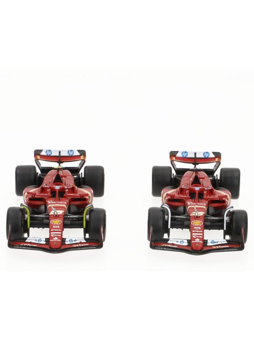 Burago conjunto 2 carros 1:43 ferrari sf-24 sainz e leclerc f1 2024 - Kiabi