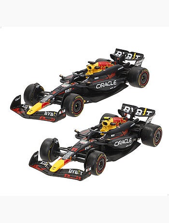 Burago conjunto 2 carros 1:43 oracle red bull rb20 max verstappen e sergio pérez f1 2024