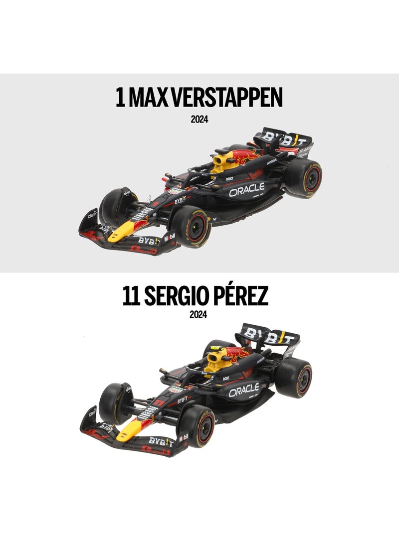 Burago conjunto 2 carros 1:43 oracle red bull rb20 max verstappen e sergio pérez f1 2024 N/D - Kiabi