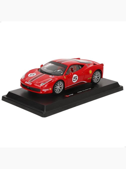 Burago ferrari 458 challenge modelo carro nº5 1:24 - Kiabi