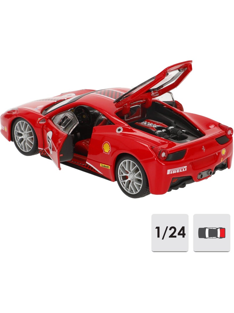 Burago ferrari 458 challenge modelo carro nº5 1:24 N/D - Kiabi