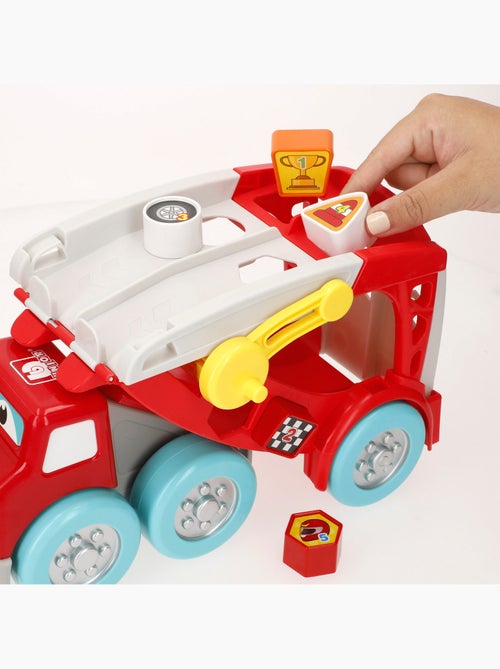 Burago junior caminhão interativo com carros lamborghini e acessórios - Kiabi