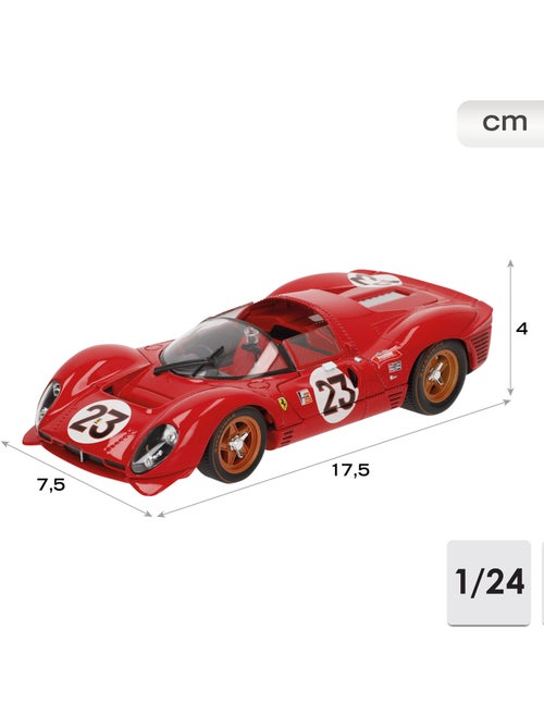 Burago model car ferrari 330 p4 daytona #23 1:24 - Kiabi