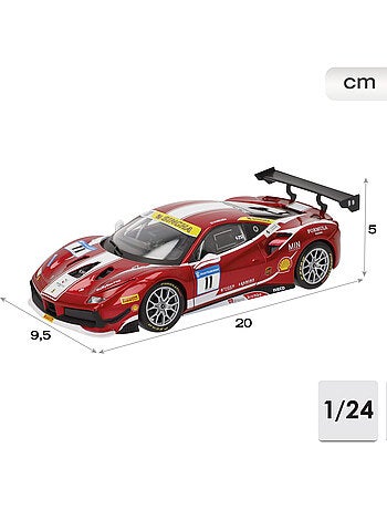 Burago model car ferrari 488 challenge #11 1:24