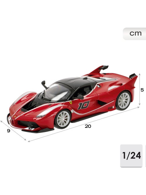 Burago model car ferrari fxx-k #10 1:24 - Kiabi