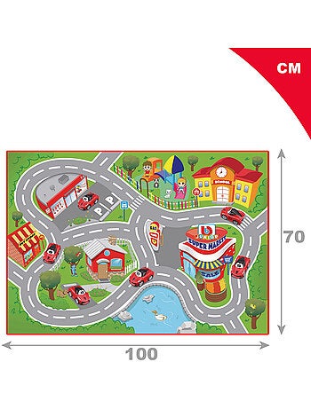 Burago play set tapete de circuito para bebé com carro ferrari laferrari