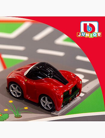 Burago play set tapete de circuito para bebé com carro ferrari laferrari