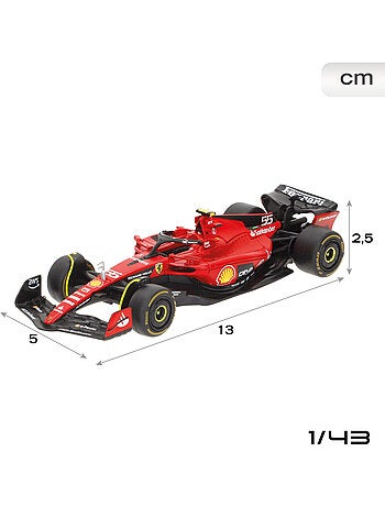 Buragoconjunto 4 carros 1:43 f1 ferrari f1-75 e sf-23 sainz e leclerc