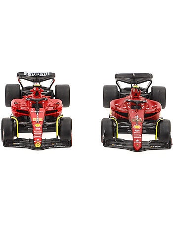 Buragoconjunto 4 carros 1:43 f1 ferrari f1-75 e sf-23 sainz e leclerc