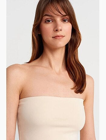 Bustier ajustado em malha dilvin
