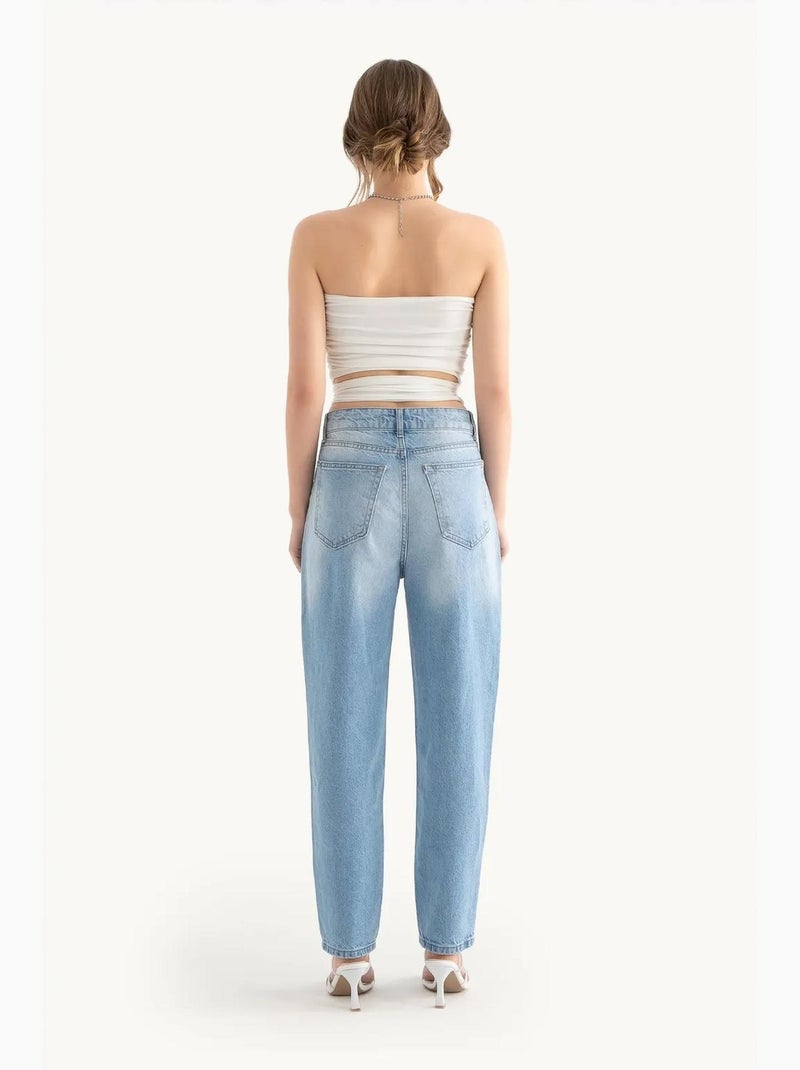 Bustier com recortes hiccup Branco - Kiabi