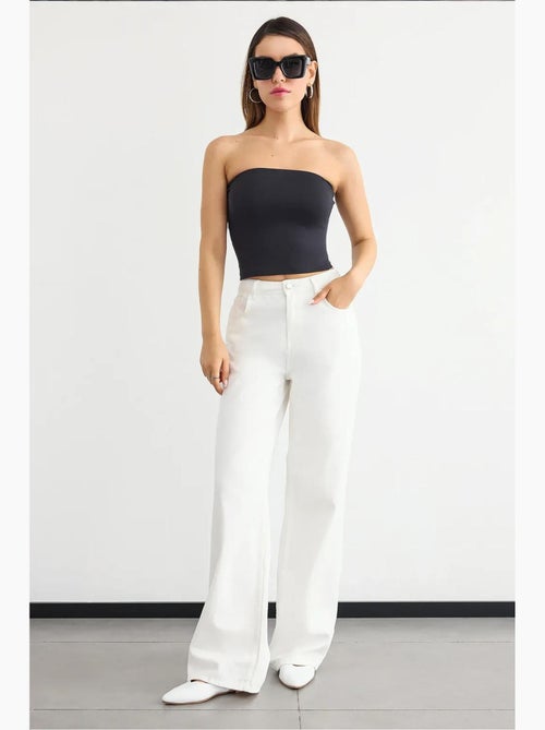 Bustier curto hiccup - Kiabi Bustier curto hiccup - Kiabi