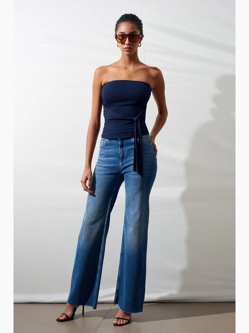 Bustier justo dilvin Azul-lago - Kiabi
