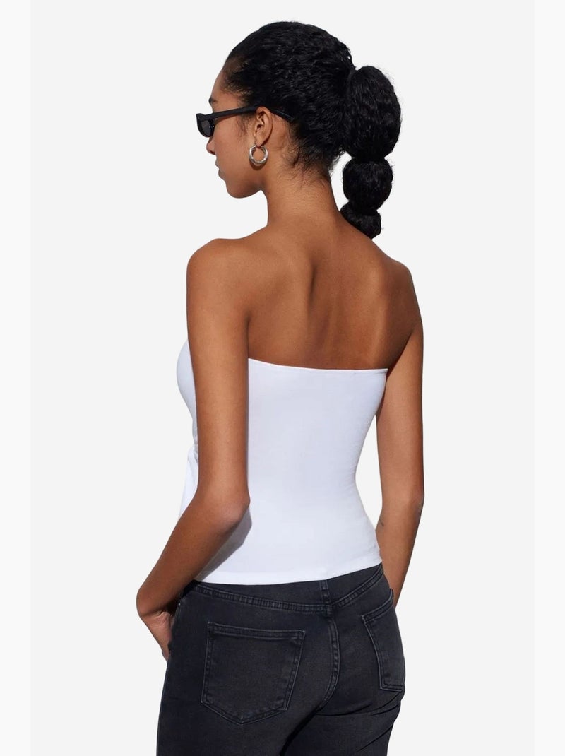 Bustier justo dilvin Branco - Kiabi