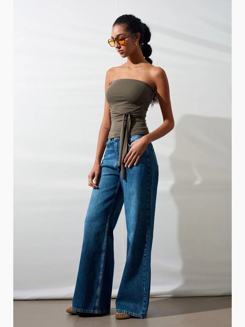 Bustier justo dilvin Cáqui - Kiabi
