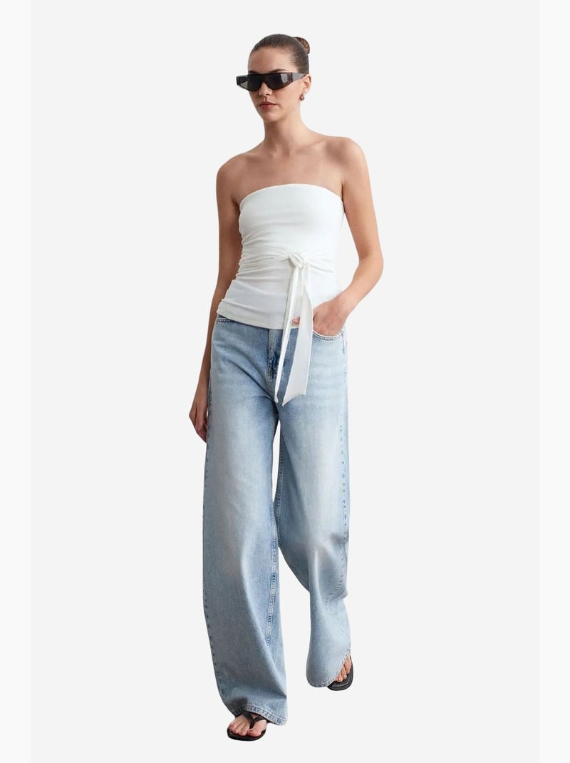 Bustier justo dilvin Marfim - Kiabi