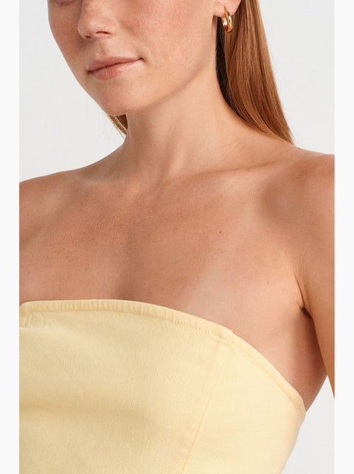 Bustier peplum ajustado dilvin - Kiabi Bustier peplum ajustado dilvin - Kiabi
