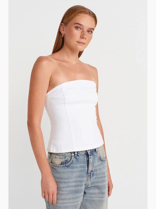 Bustier peplum ajustado dilvin - Kiabi