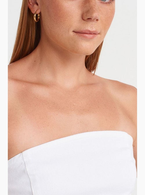 Bustier peplum ajustado dilvin - Kiabi