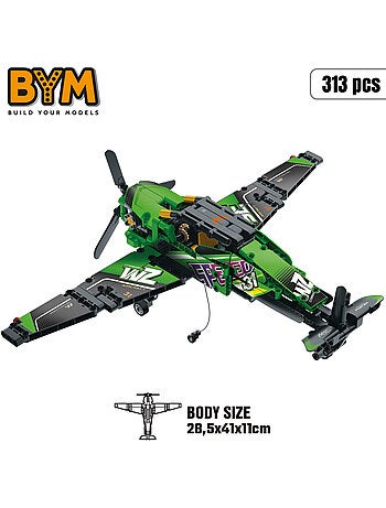 Bym avião de resgate de brinquedo desmontável 313 peças
