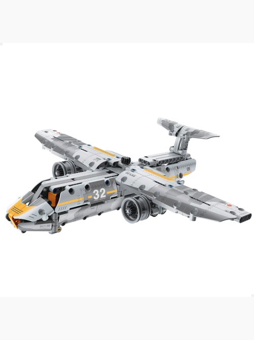 Bym avião militar de brinquedo amovível 329 peças - Kiabi