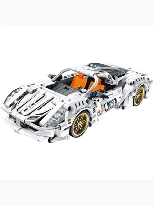 Bym brinquedo de corrida com carro destacável branco 437 peças - Kiabi