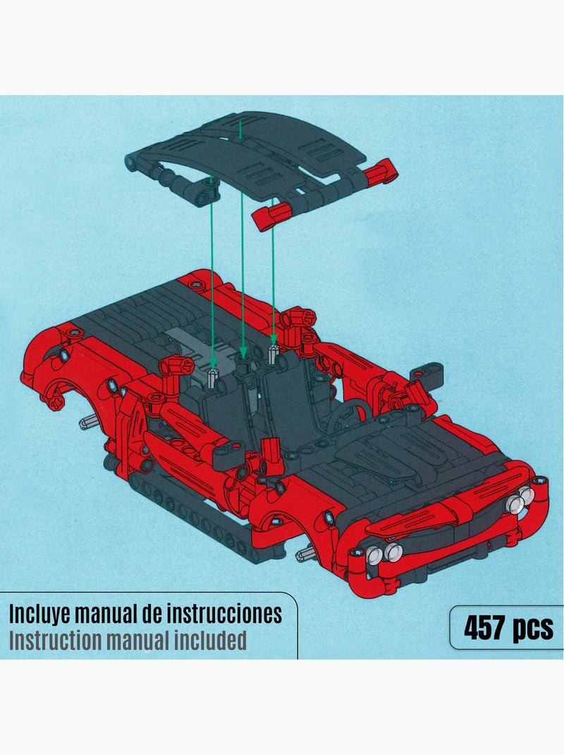 Bym carro de brinquedo destacável muscle car 457 peças N/D - Kiabi