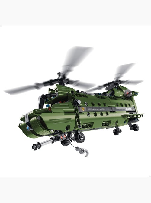 Bym helicóptero de brinquedo amovível 2 em 1 393 peças - Kiabi