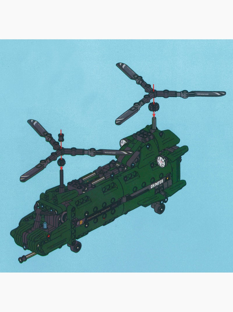 Bym helicóptero de brinquedo amovível 2 em 1 393 peças N/D - Kiabi