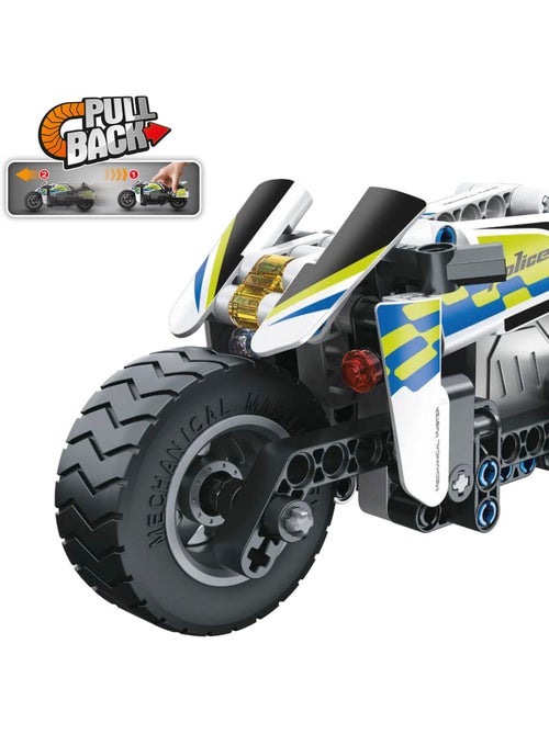 Bym moto destacável da polícia 193 peças - Kiabi