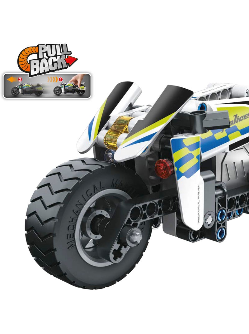 Bym moto destacável da polícia 193 peças N/D - Kiabi