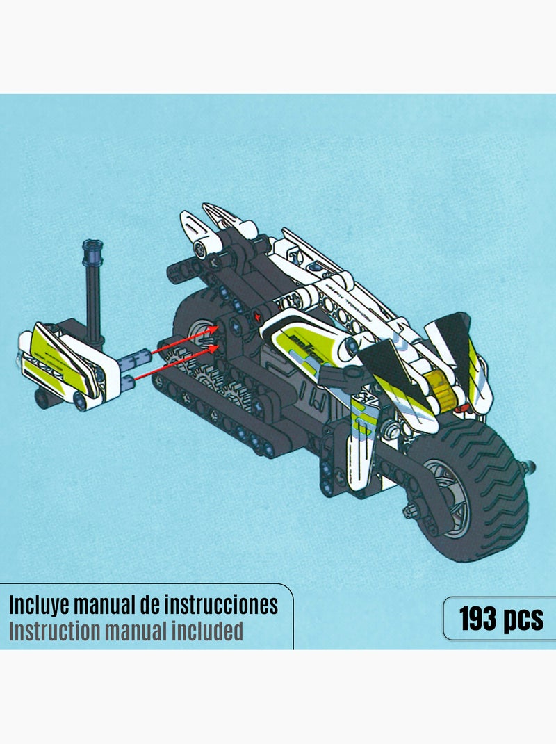 Bym moto destacável da polícia 193 peças N/D - Kiabi