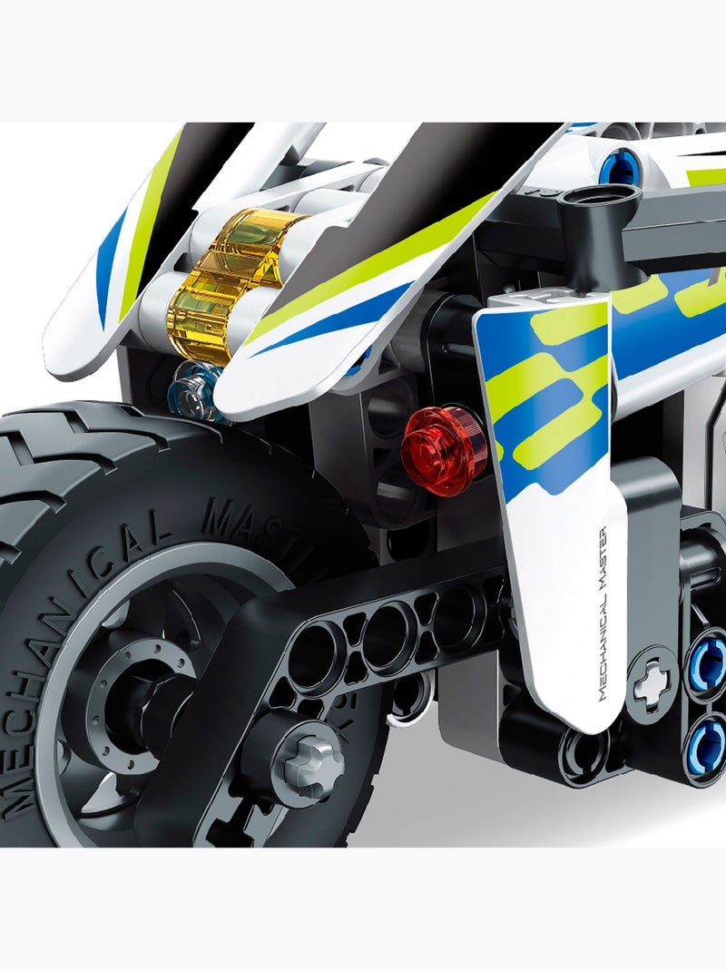 Bym moto destacável da polícia 193 peças N/D - Kiabi
