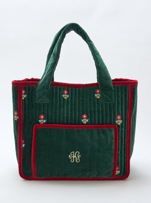 Cabas reversível 'Kiabi & Catherine Painvin' com bolso 40x34 cm - Kiabi