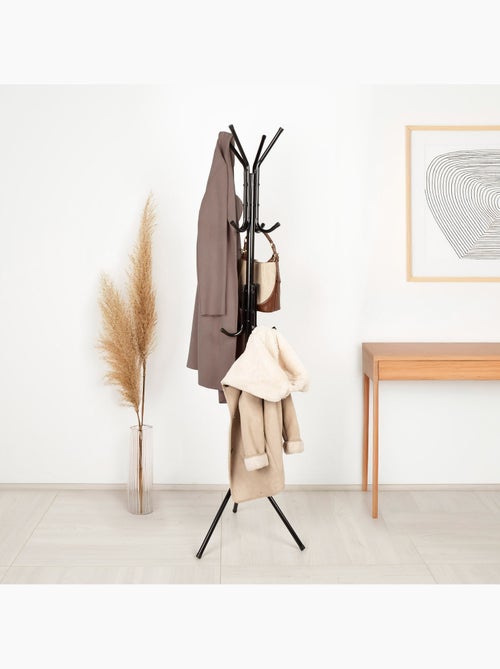 Cabide de parede max home 45x40x170 cm metal com 12 cabides - Kiabi