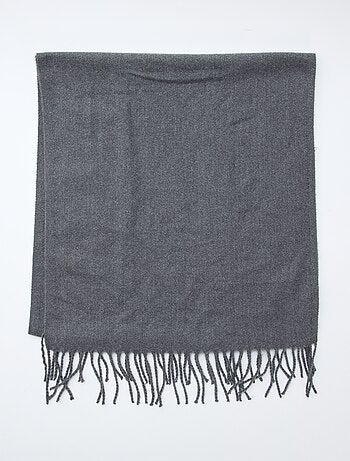 Cachecol com franjas